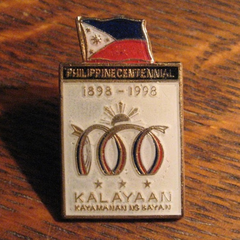 Philippines Centennial Lapel Pin - Vintage 1998